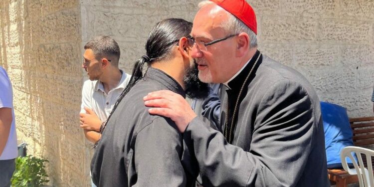 Cardinal Pizzaballa brings hope, solidarity and support into Gaza
