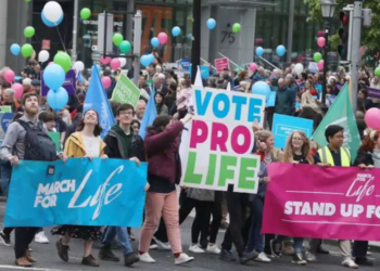Pro-lifers march as abortion numbers ‘soar’ in Ireland